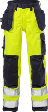 Fristads Flame High Vis Craftsman Trousers Woman CL2 2589 FLAM