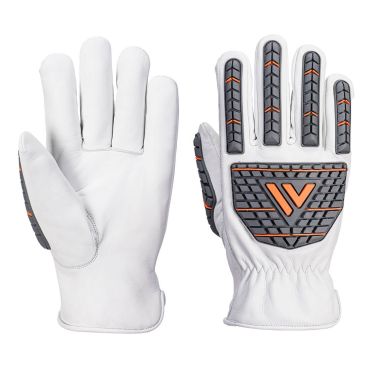 Portwest Impact Driver Glove Unlined White Pair: Professional Protection for Power Tool Users