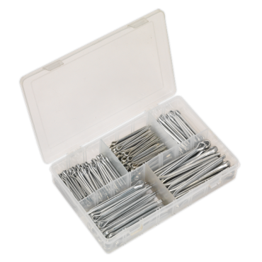 Split Pin Assortment 230pc Large Sizes Imperial & Metric
