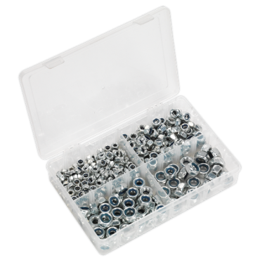 Nylon Lock Nut Assortment 300pc M6-M12 DIN 982 Metric