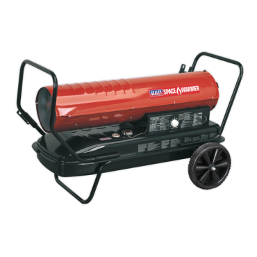 Space Warmer® Paraffin/Kerosene/Diesel Heater 175,000Btu/hr with Wheels
