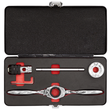 Bi-Directional Ratchet Tap & Die Holder Set 5pc