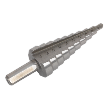 HSS 4341 Step Drill Bit 4-22mm - Double Flute