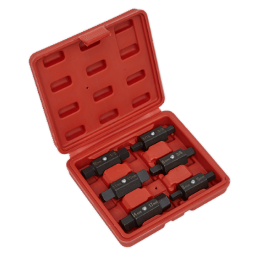 Oil Drain Plug Key Set 6pc (Double End)