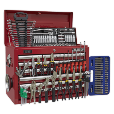 Topchest 10 Drawer with Ball Bearing Slides & 138pc Tool Kit