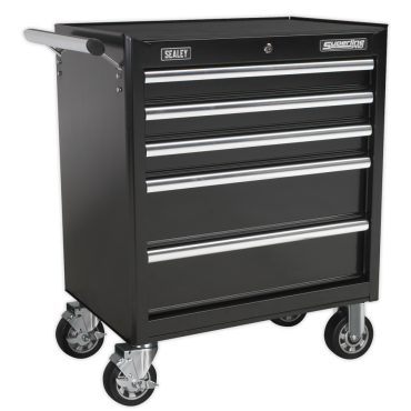 Rollcab 5 Drawer with Ball Bearing Slides