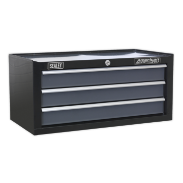 Mid-Box 3 Drawer with Ball Bearing Slides