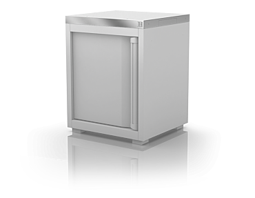 Single Stainless Steel Worktop For Industrial Environments