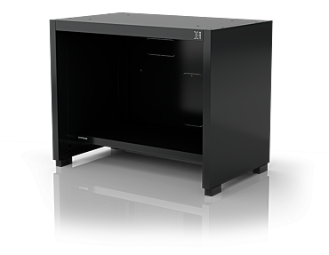 One-And-a-Half-Module Industrial Workbench With Shortened Shelf