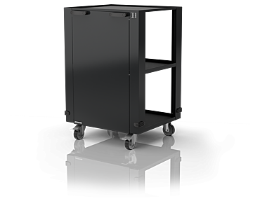 One-Module Industrial Parts Trolley With Front Panel