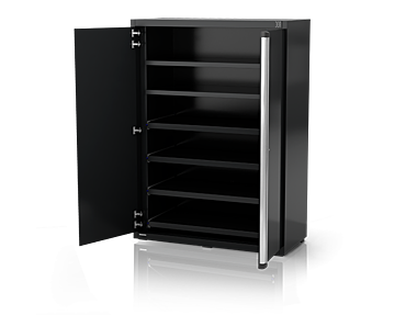 Industrial Cabinet With Sliding Shelves