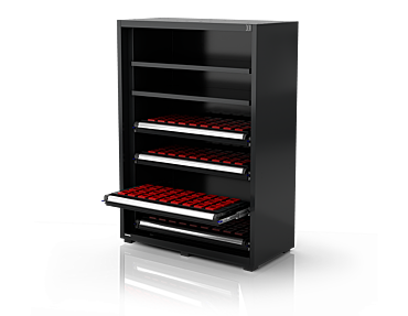 Industrial Tool Holder Cabinet With Drawers