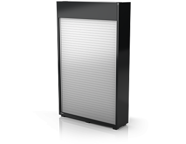 Double Cabinet With Motorized Shutter And Tool Panel