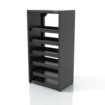 Tall Cabinet Open on Two Sides