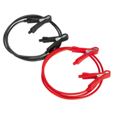 Motorcycle Booster Cables - Copper (5mm² x 1.5m)