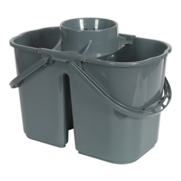 Mop Bucket 15ltr - 2 Compartment