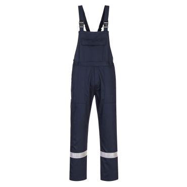 Portwest Bizweld Iona Bib and Brace Navy - Essential Welding Protection | Hall-Fast