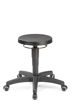 Treston Stool, Black Polyurethane