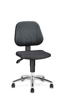 Treston Ergo 20 Task Chair, Black Polyurethane ESD