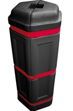 Column Protector 10cm Sq - Black