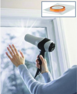 Double Glazing Insulation Film - Secondary Glazing - 9.0 M Sq