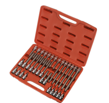 32pc 1/2"Sq Drive TRX-Star* Socket Bit Set
