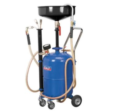 35L Air Discharge Mobile Oil Drainer with Probes