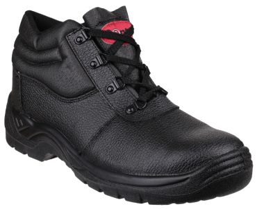 Centek Black 'D' Ring Boot with Bellows Tongue