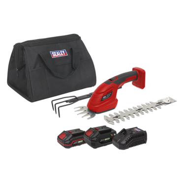 Sealey SV20 Series 3-in-1 Cordless Garden Tool 20V - 2 Batteries