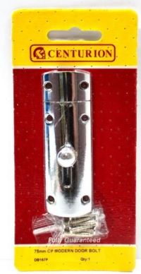 75mm CP Modern Door Bolt