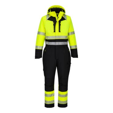 Portwest DX4 Hi-Vis Winter Coverall DX438 &ndash; Premium Stretch Waterproof Protection with InsulatexPro Insulation