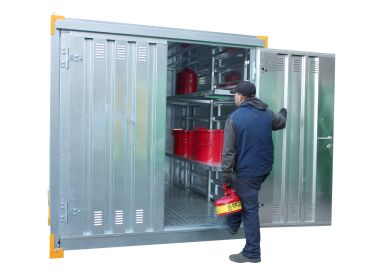 Galvanised Secure Stores