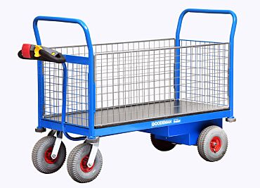Powered Platform Truck - 500kg Electric Warehouse Transport Solution