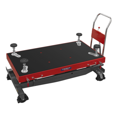 Sealey High Lift EV Battery Lift Hydraulic Platform Truck 1000kg Capacity - Premium Heavy-Duty Electric Vehicle Workshop Equipment