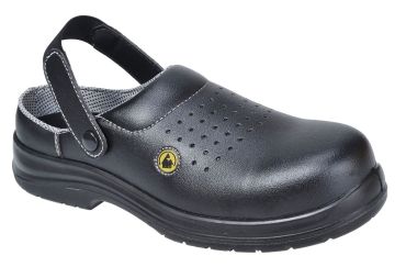 Portwest Compositelite ESD Perforated Safety Clog SBAE - Advanced Professional Safety Footwear