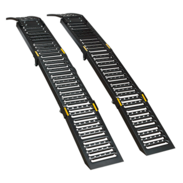 Steel Folding Loading Ramps (500kg Capacity Per Pair)