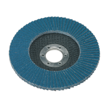 Flap Disc Zirconium Ø115mm - Ø22mm Bore (40 Grit)