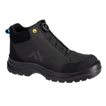 Portwest - Ridge Composite Mid Boot S3S ESD SR FO Black/Blue