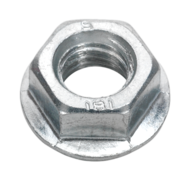 Flange Nut Serrated M12 Zinc DIN 6923 Pack of 50