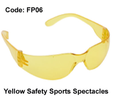Proforce Yellow Safety Sports Spectacles