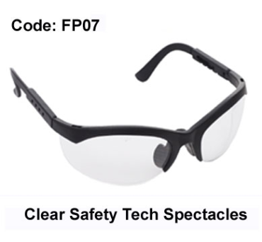 Proforce Clear Safety Tech Spectacles