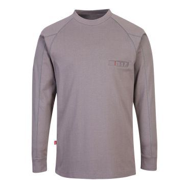 Portwest FR Anti-Static Crew Neck: Dual Protection with Essential Comfort