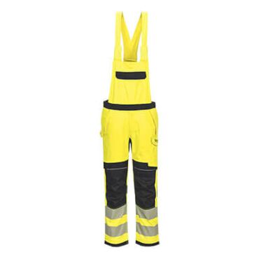 Portwest PW3 Modaflame Work Hi-Vis Multi-Norm FR Bib and Brace - Professional Flame Resistant Workwear at Hall-Fast