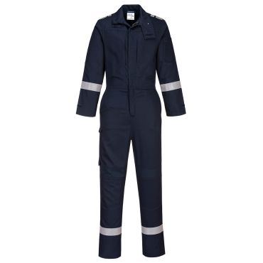 Portwest Bizflame Plus Lightweight Stretch Panelled Coverall: Superior Flame-Resistant Protection with Enhanced Mobility