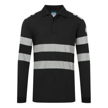 Portwest PW3 Modaflame Knit FR Long Sleeve Polo Shirt