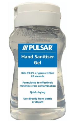 Pulsar Hand Sanitiser Gel (Pack of 20 x 300ml Bottles)