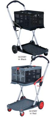 Clever Folding Trolley: Innovative Space-Saving Material Handling Solution
