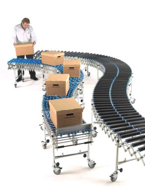 600mm Wide Skatewheel Expanding Conveyors: Enhanced Capacity Flexible Handling Solutions