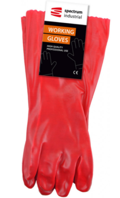 Red PVC Gauntlet Large