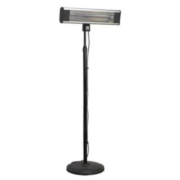 High Efficiency Infrared Patio Heater with Telescopic Floor Stand